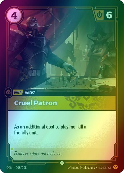 Cruel Patron - 208/298 [Origins] [Foil]