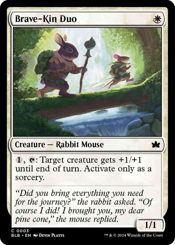 Brave-Kin Duo [3] [Bloomburrow] [Non-Foil]