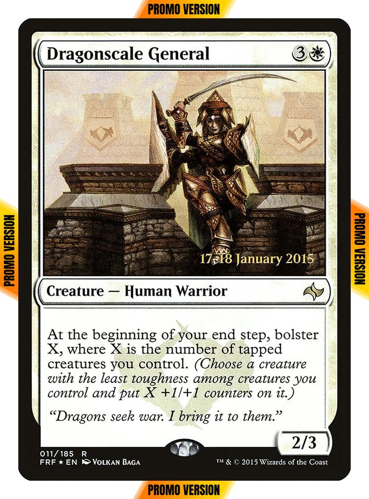 Dragonscale General [11s] [Fate Reforged Promos] [Foil]