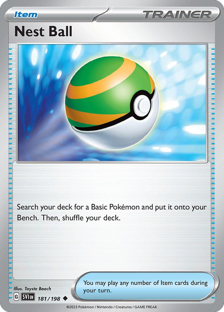 Nest Ball - 181/198 - Uncommon [sv01-181] [Non-Holo]