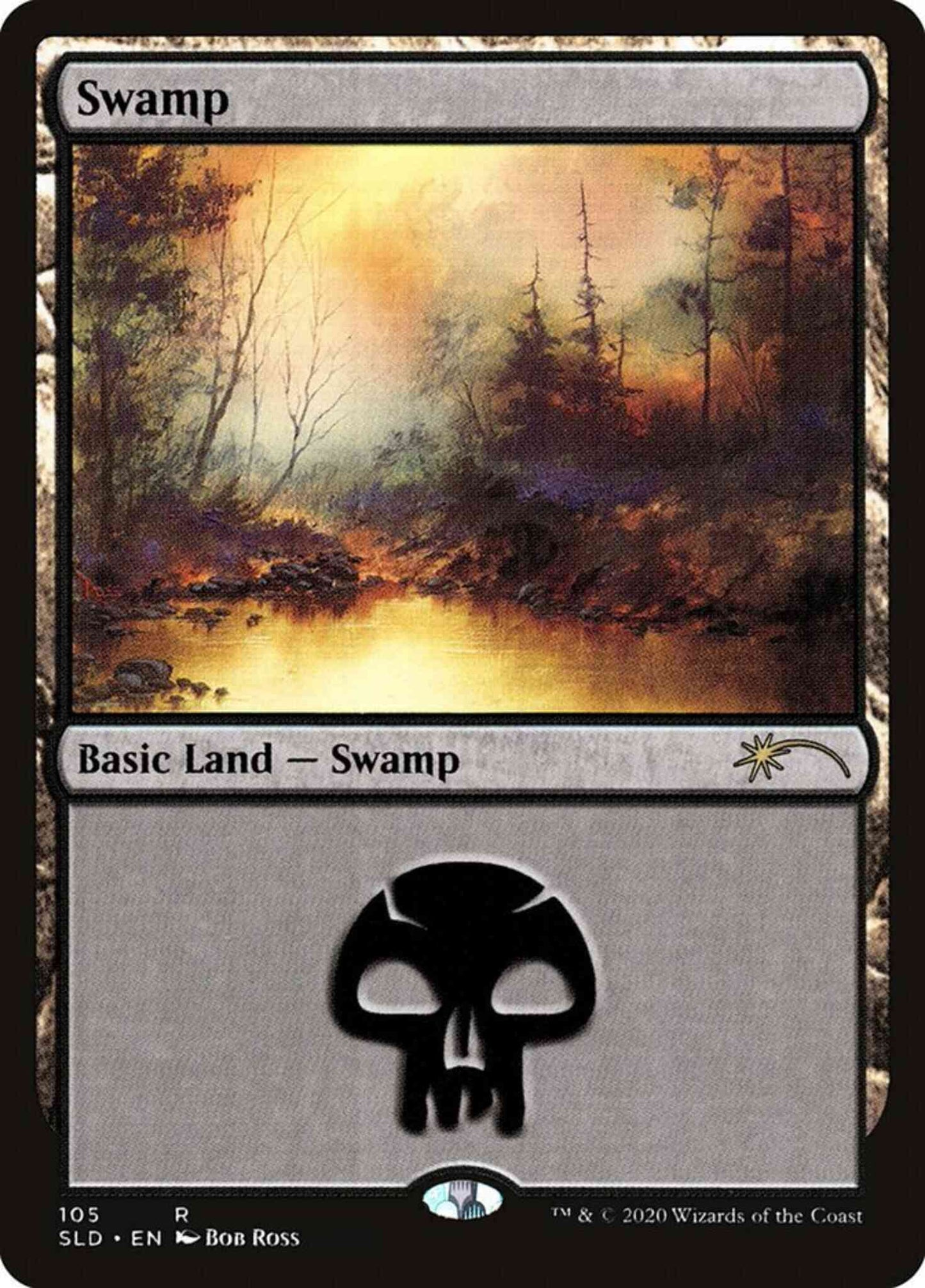 Swamp [0105] [Bob Ross] [Secret Lair Drop] [Non-Foil]
