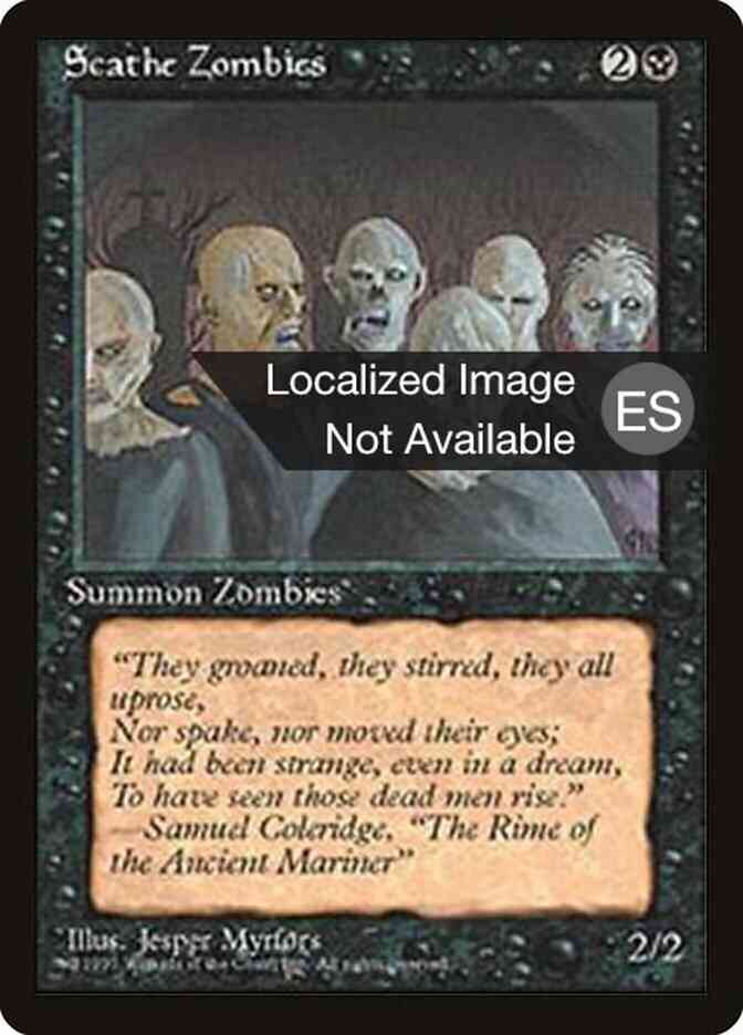 Scathe Zombies - Chinese [158] [Fourth Edition Black Border: Chinese] [Non-Foil]