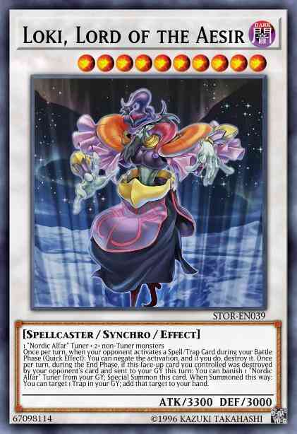 Loki, Lord of the Aesir - STOR-EN039 - Ultimate Rare - Unlimited