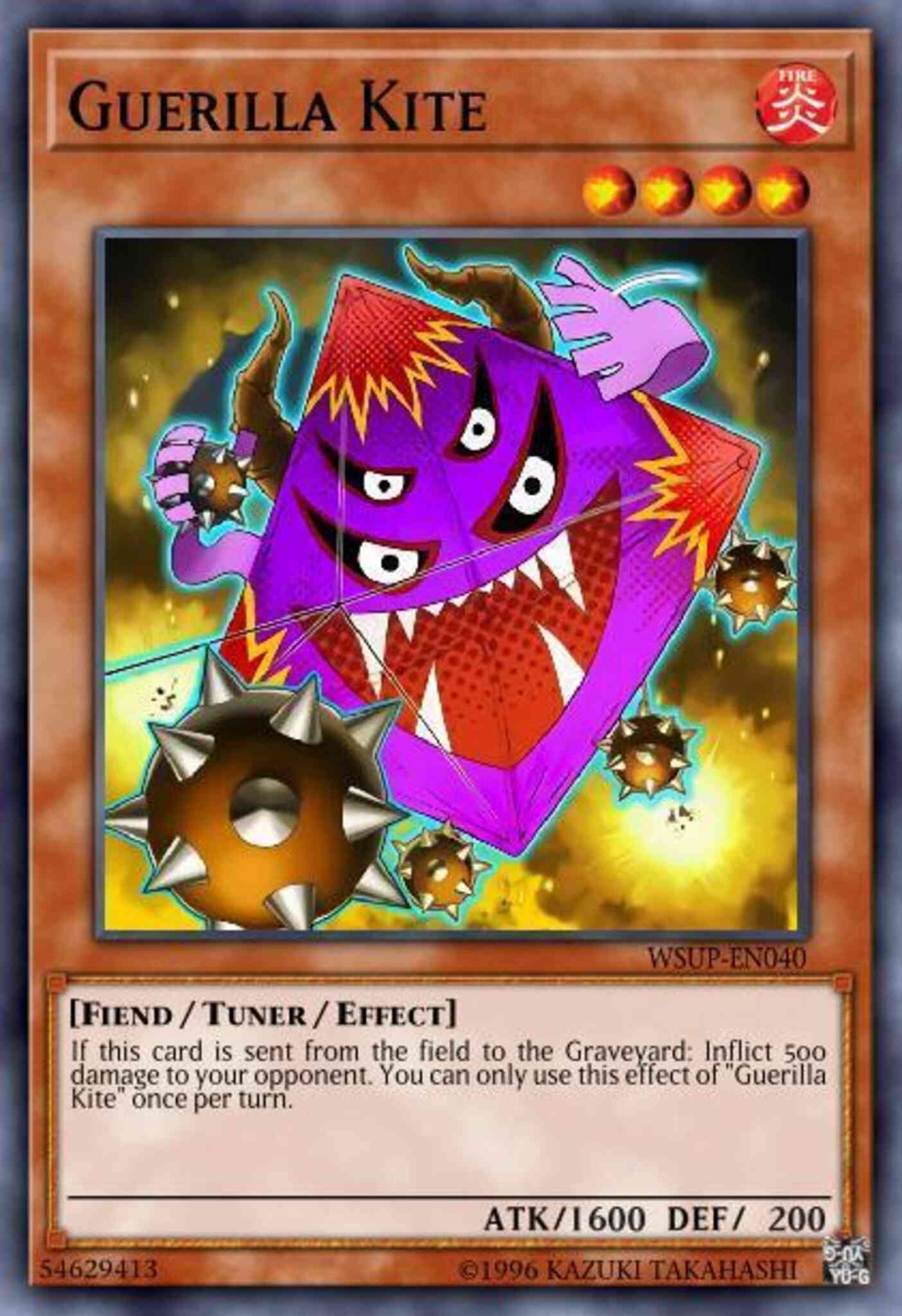 Guerilla Kite - WSUP-EN040 - Super Rare - 1st Edition