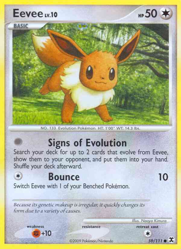 Eevee - 59/111 - Common [pl2-59] [Non-Holo]