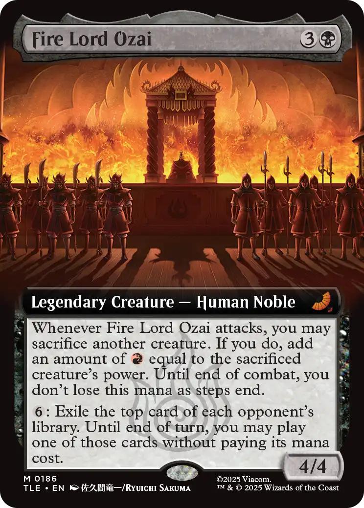 Fire Lord Ozai [186] [Extended Art] [Avatar: The Last Airbender Eternal] [Non-Foil]