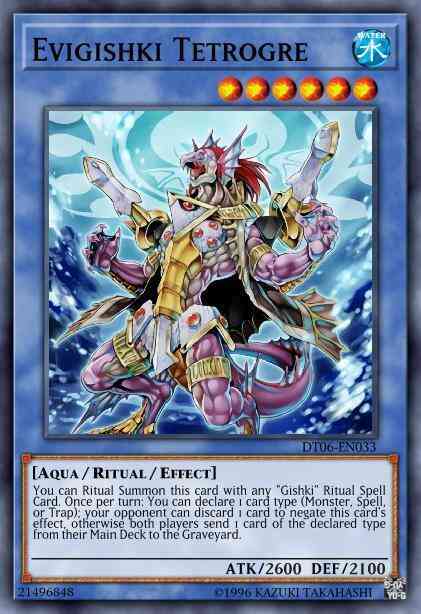 Evigishki Tetrogre - DT06-EN033 - Duel Terminal Ultra Parallel Rare - Duel Terminal
