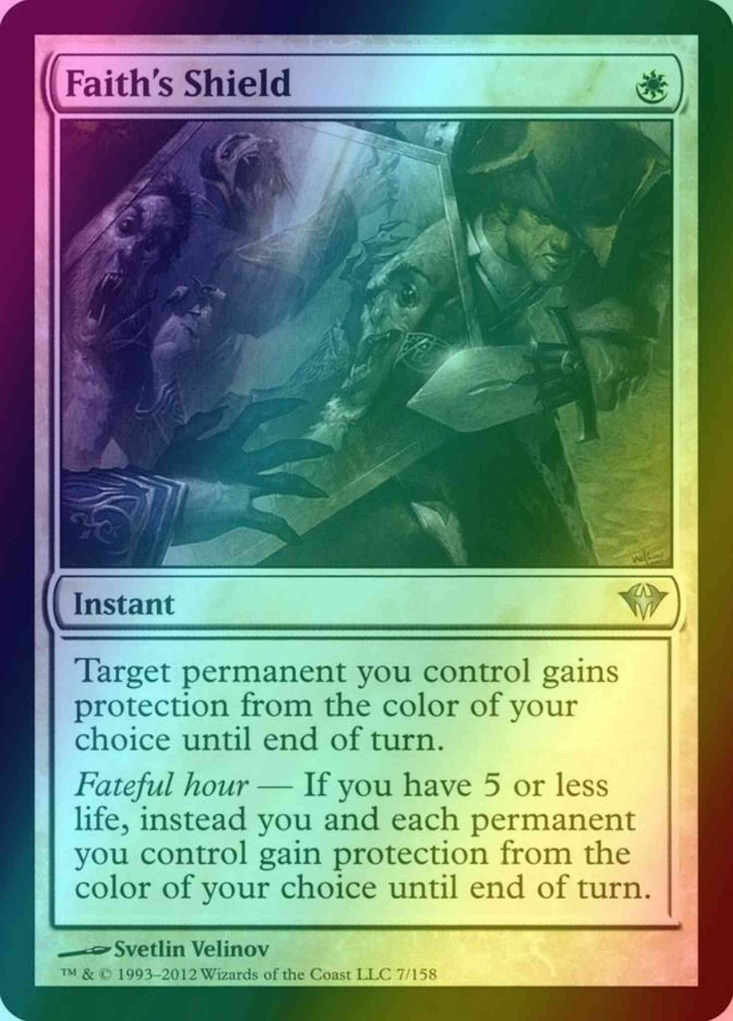 Faith's Shield [7] [Dark Ascension] [Foil]