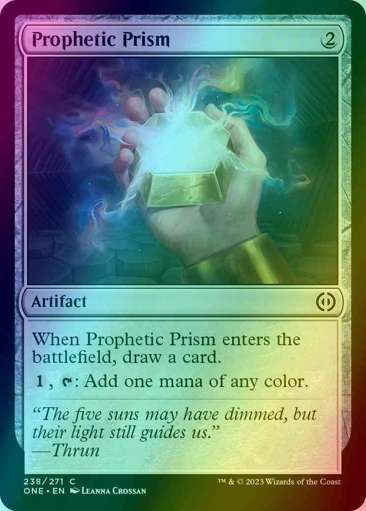 Prophetic Prism [238] [Phyrexia: All Will Be One] [Foil]
