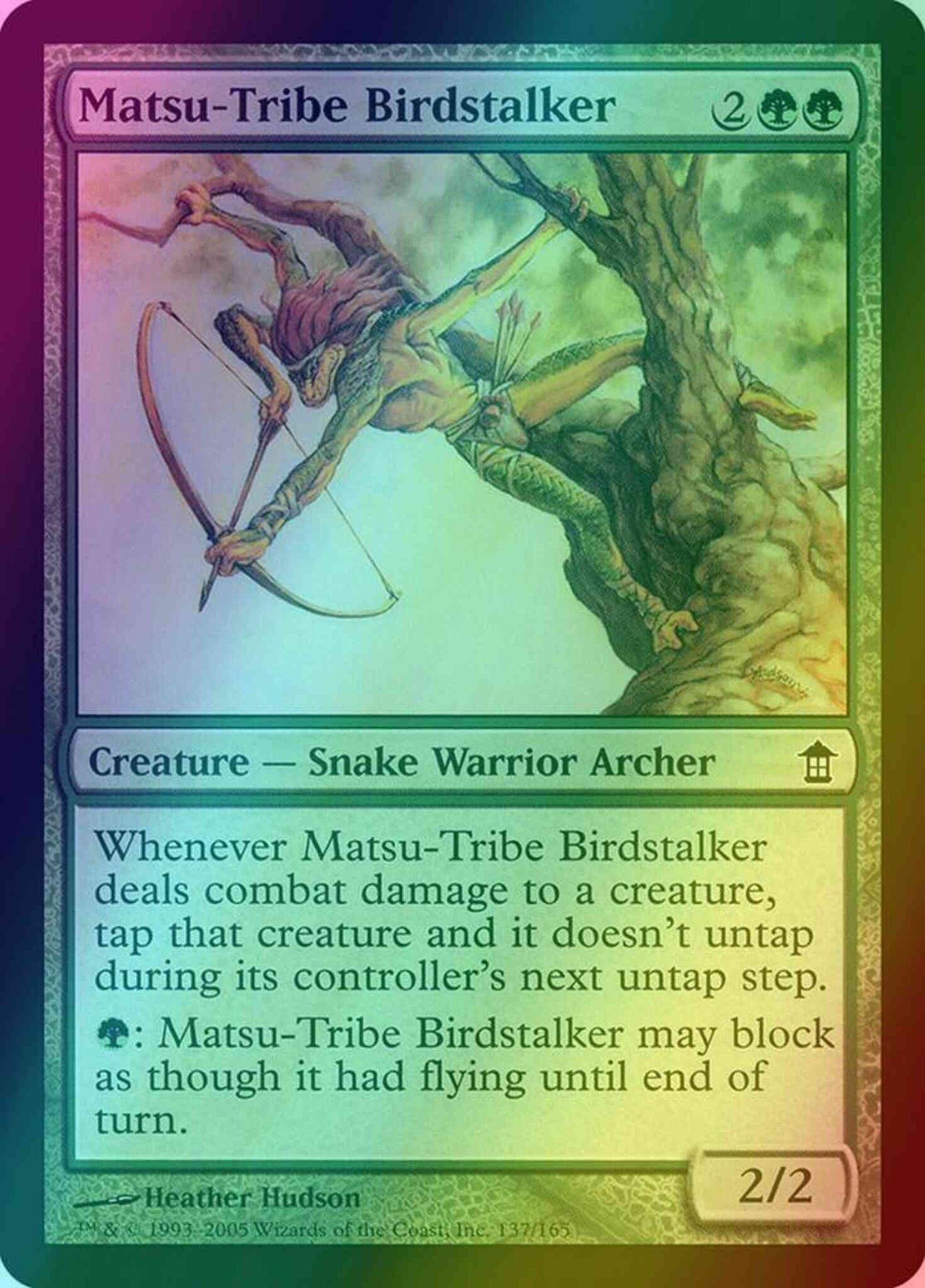 Matsu-Tribe Birdstalker [137] [Saviors of Kamigawa] [Foil]