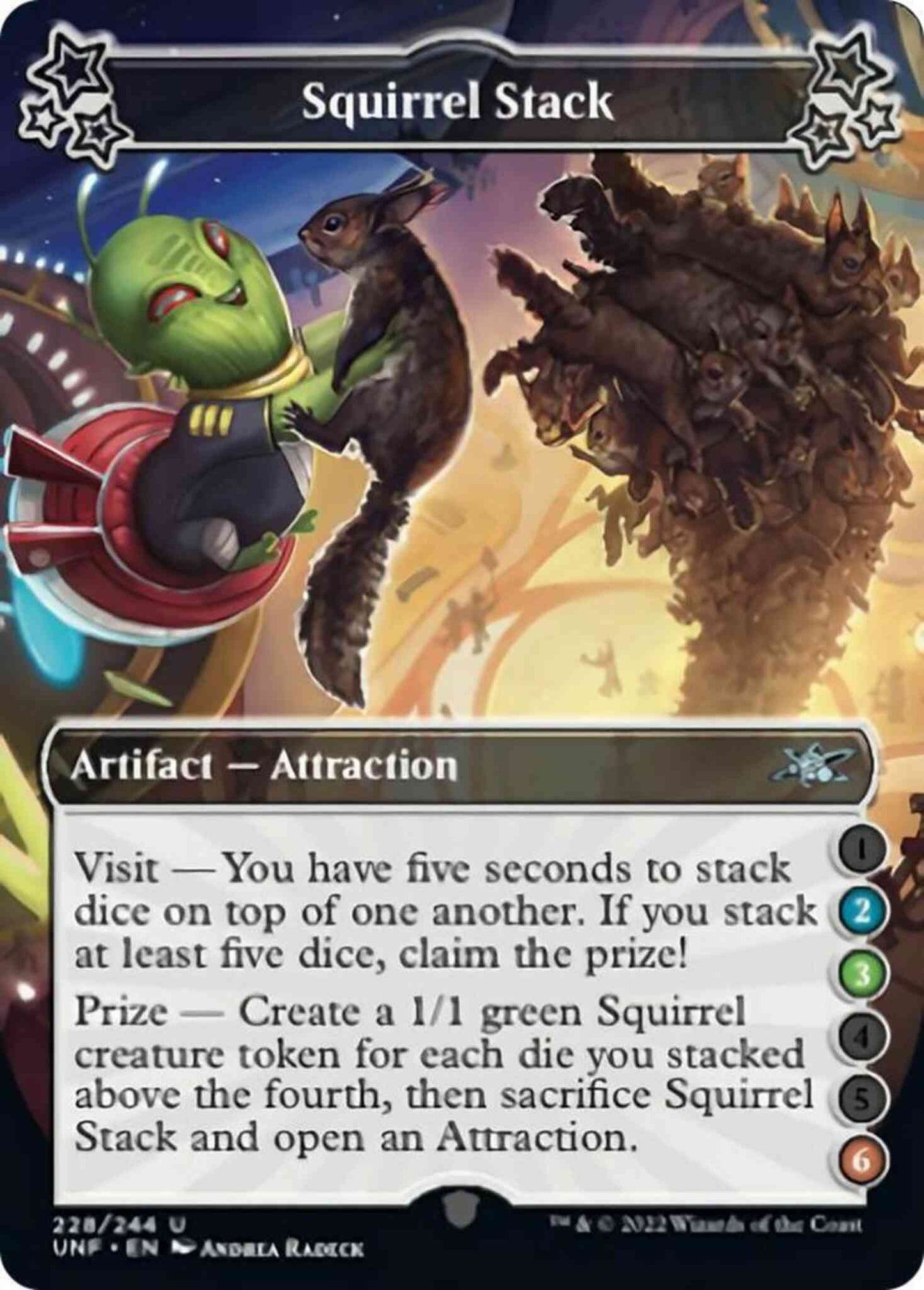 Squirrel Stack (2/3/6) [228a] [Borderless] [Unfinity] [Non-Foil]