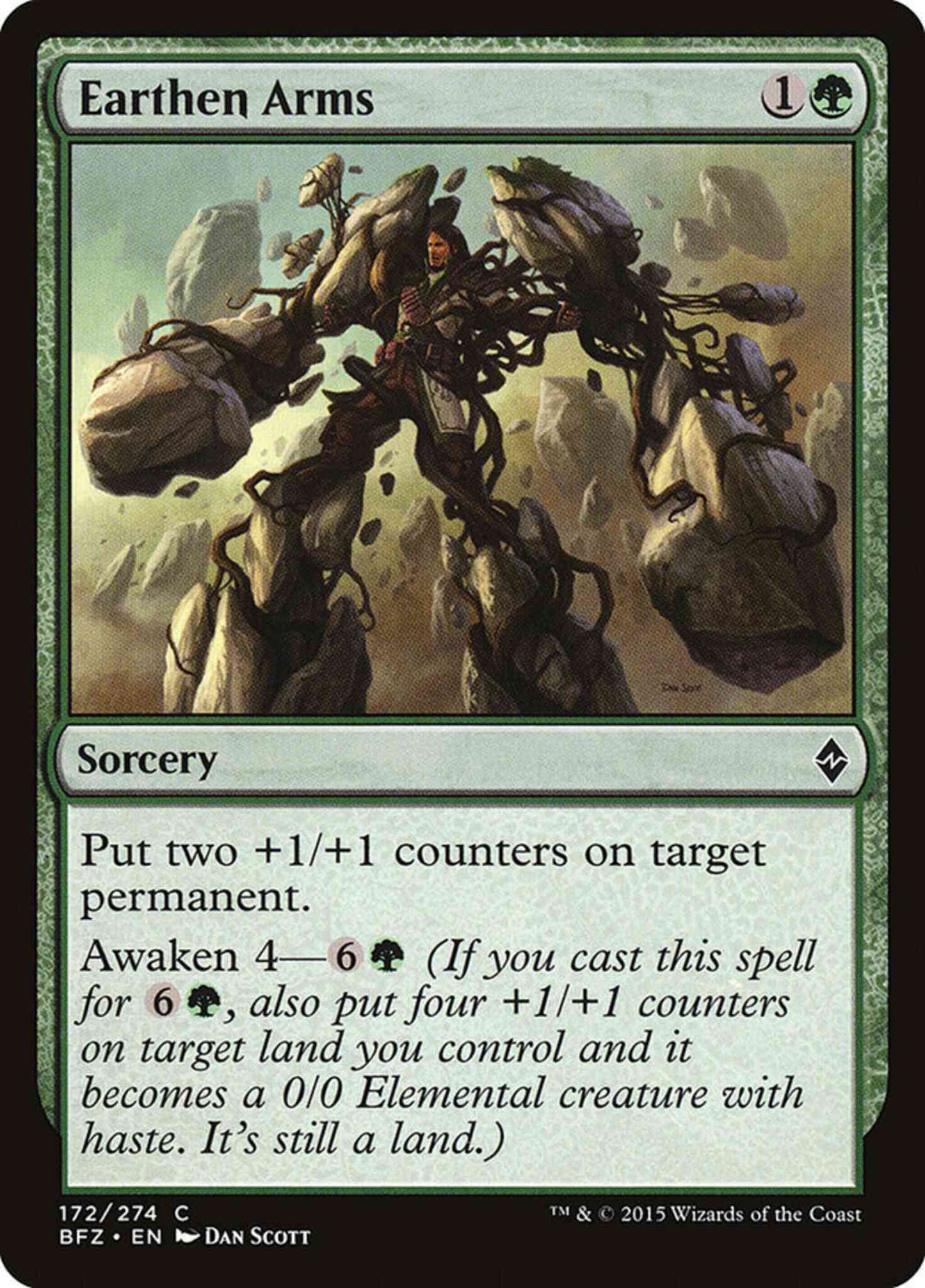 Earthen Arms [172] [Battle for Zendikar] [Non-Foil]