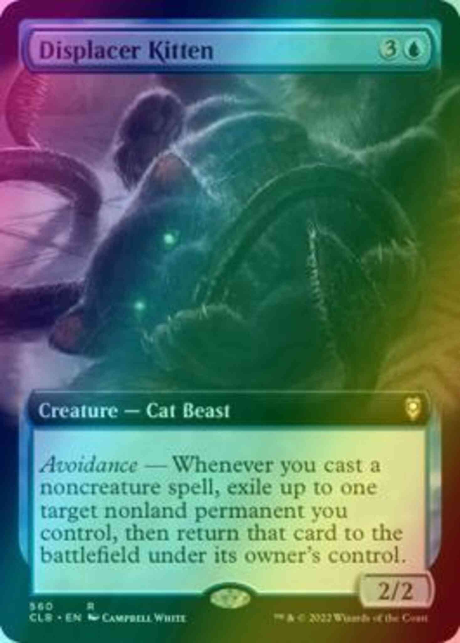 Displacer Kitten [560] [Extended Art] [Commander Legends: Battle