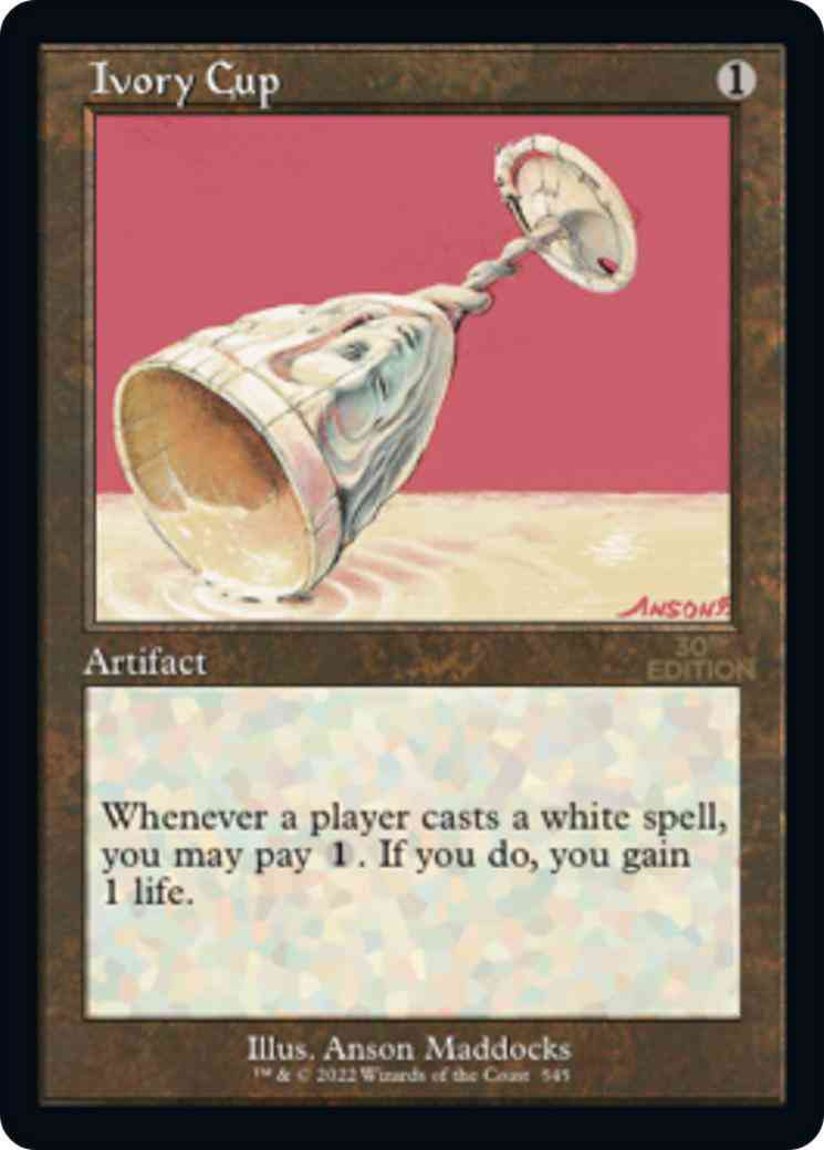 Ivory Cup [545] [Retro Frame] [30th Anniversary Edition] [Non-Foil]