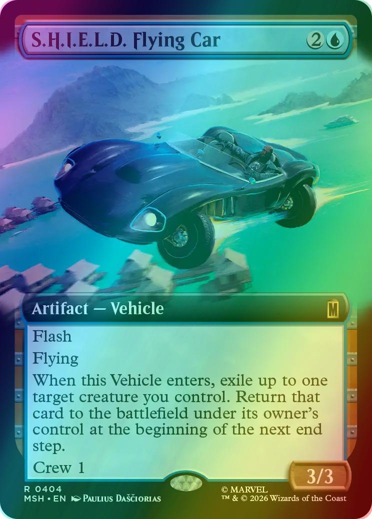 S.H.I.E.L.D. Flying Car [404] [Extended Art] [Marvel Super Heroes] [Foil]