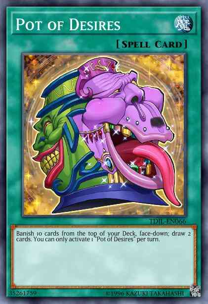 Pot of Desires - TDIL-EN066 - Secret Rare - 1st Edition