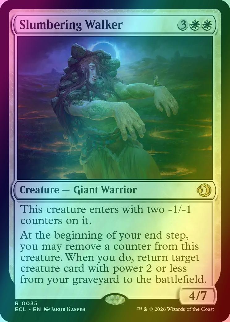 Slumbering Walker [35] [Lorwyn Eclipsed] [Foil]