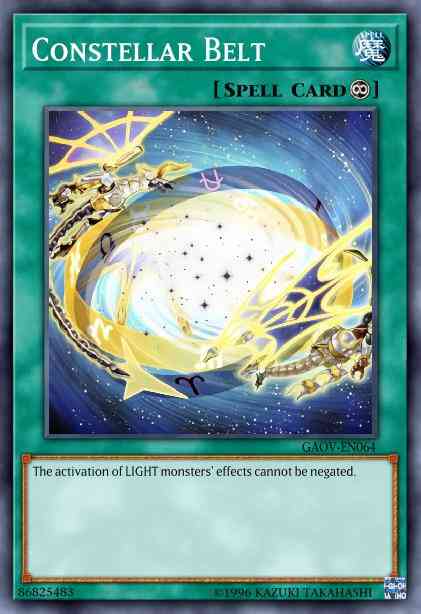 Constellar Belt - SPWA-EN051 - Super Rare - 1st Edition