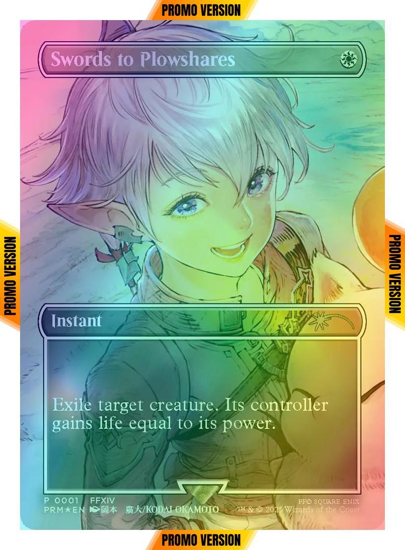 Swords to Plowshares [13] [Borderless] [MagicFest 2025] [Foil]