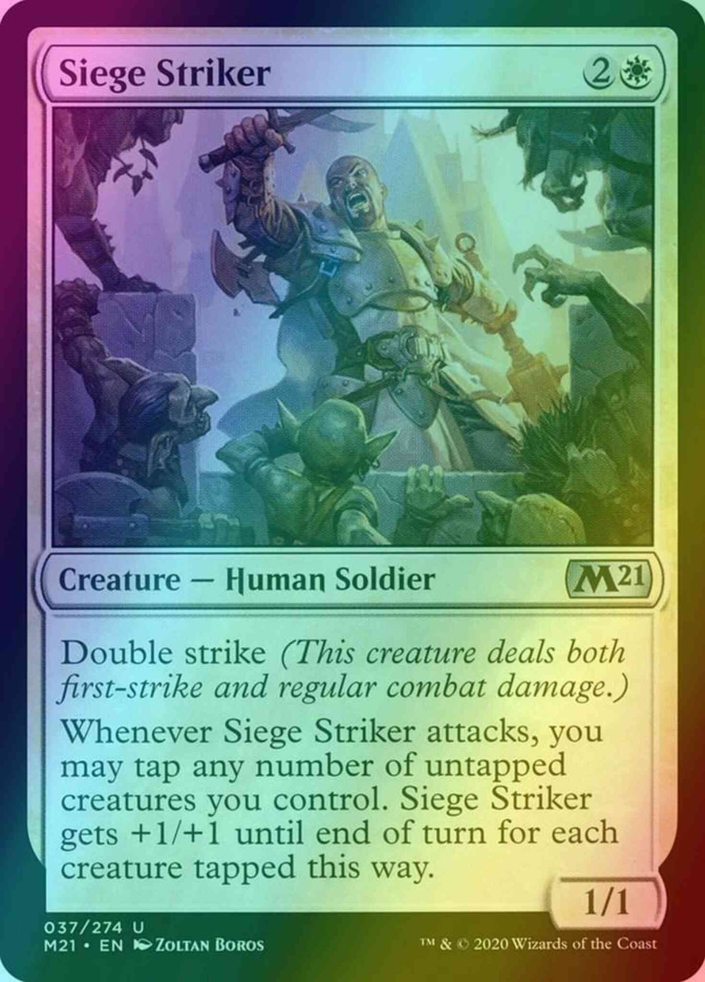 Siege Striker [37] [Core Set 2021] [Foil]