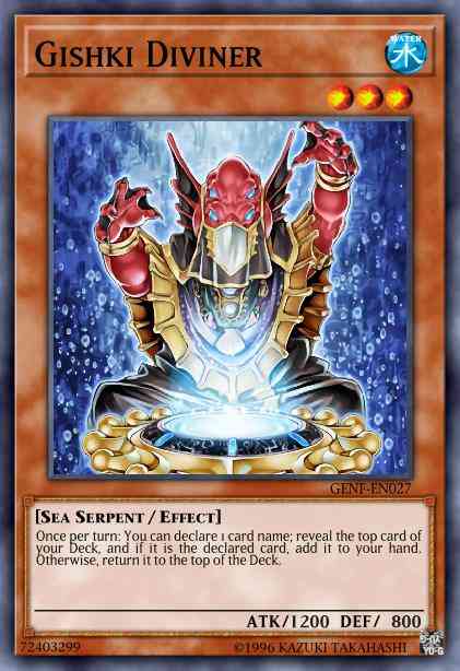 Gishki Diviner - GENF-EN027 - Rare - 1st Edition