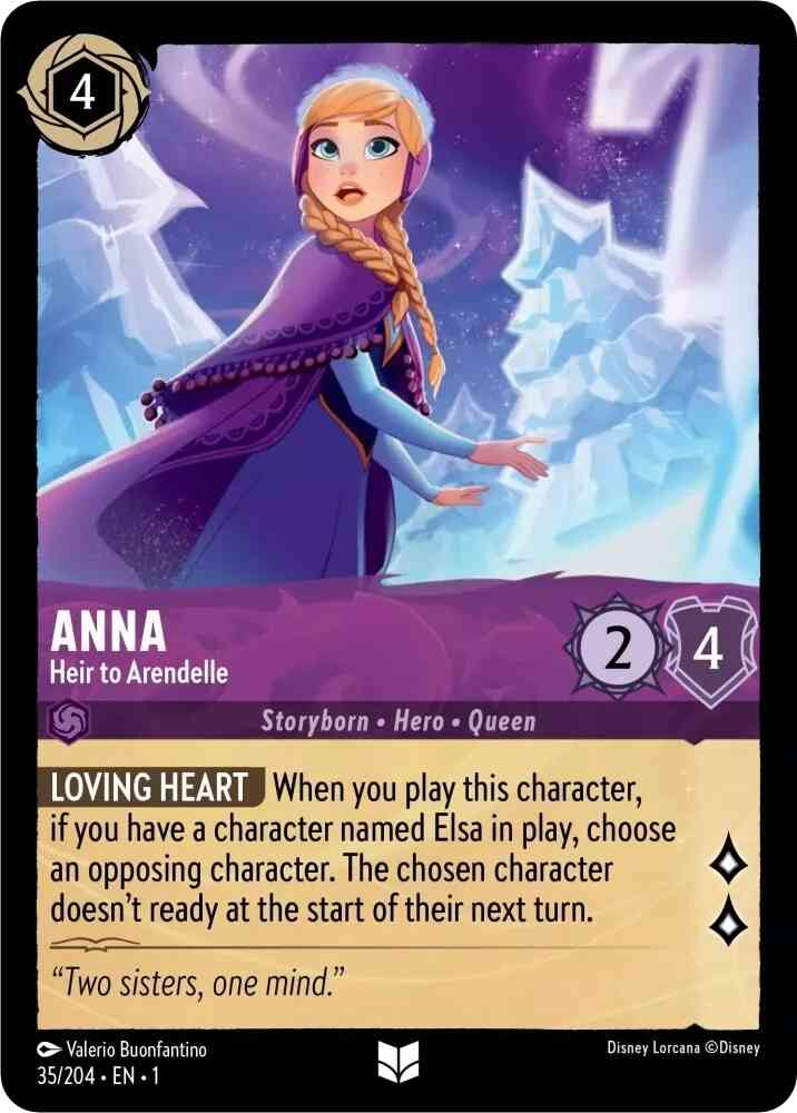 Anna - Heir to Arendelle - 35/204 [The First Chapter] [Non-Foil]