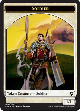 Cat Token (05) // Soldier Token (06) [Commander 2018 Tokens] [Non-Foil]