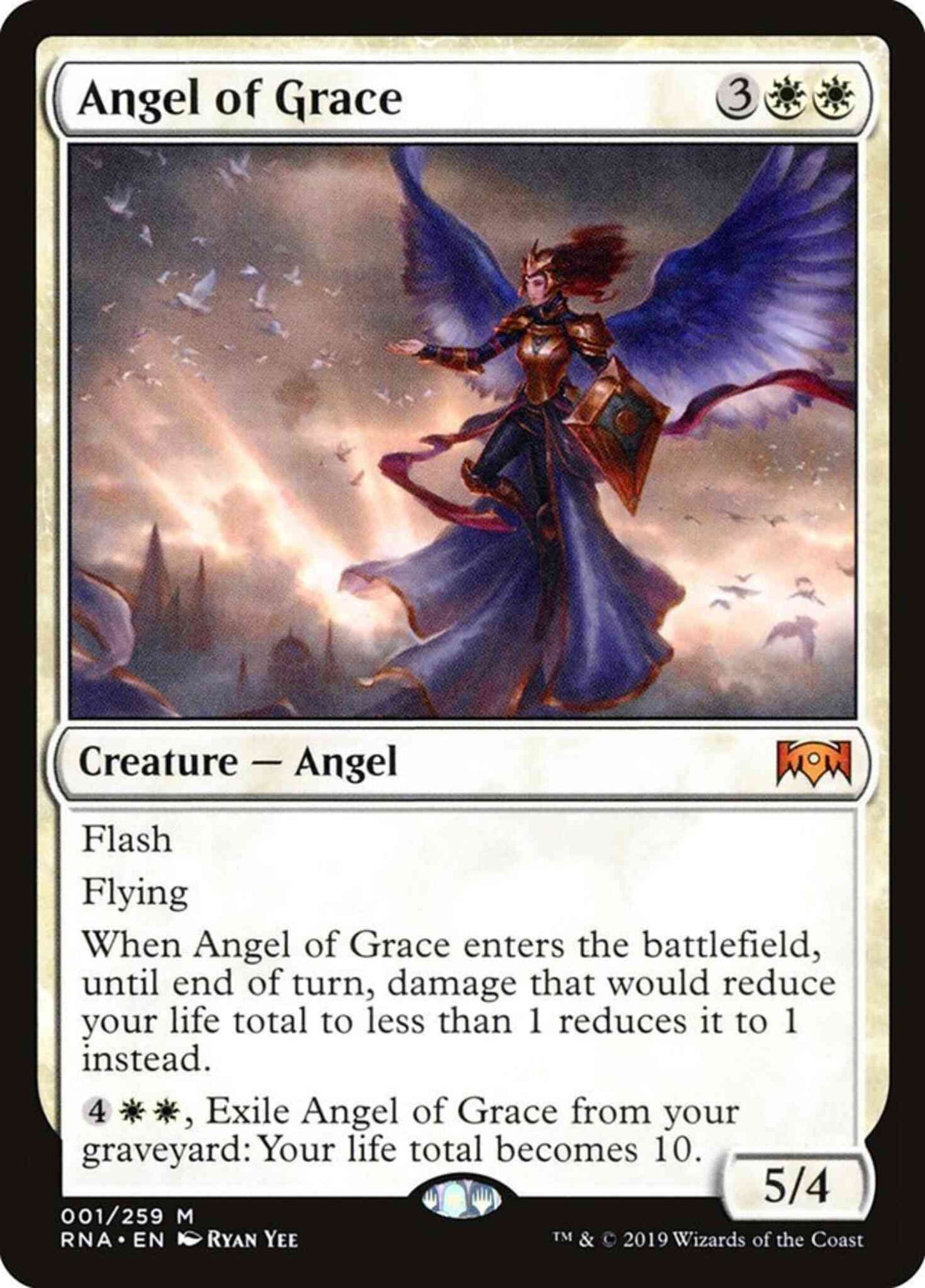 Angel of Grace [1] [Ravnica Allegiance] [Non-Foil]