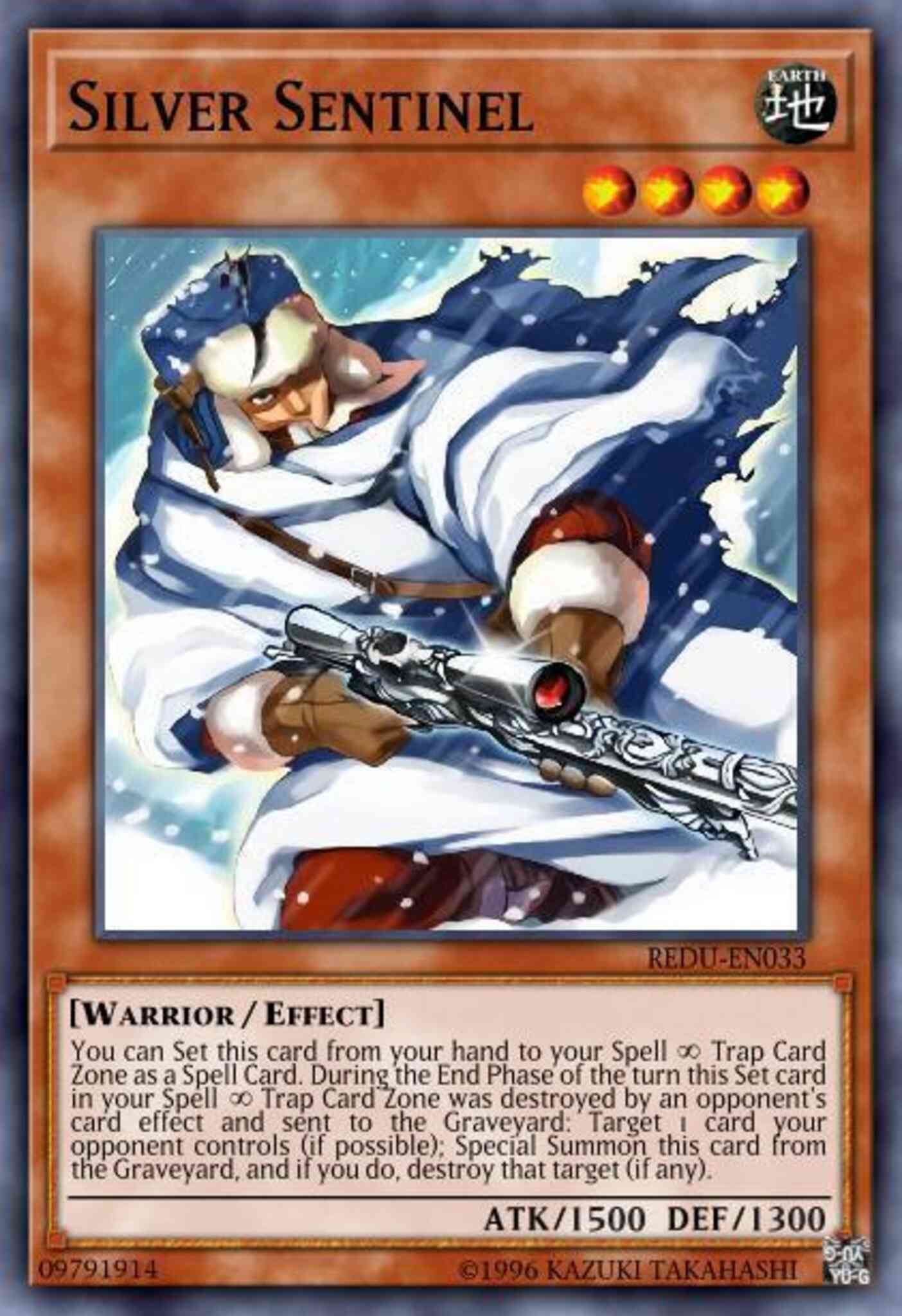 Silver Sentinel - REDU-EN033 - Ultimate Rare - 1st Edition