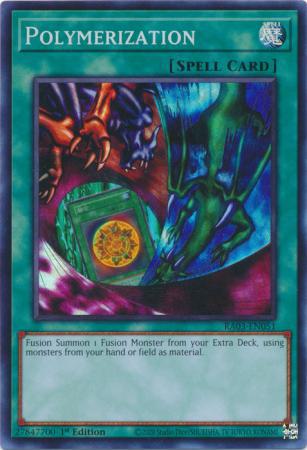 Polymerization - A - Alternate Art - RA03-EN051 - Super Rare - 1st Edition