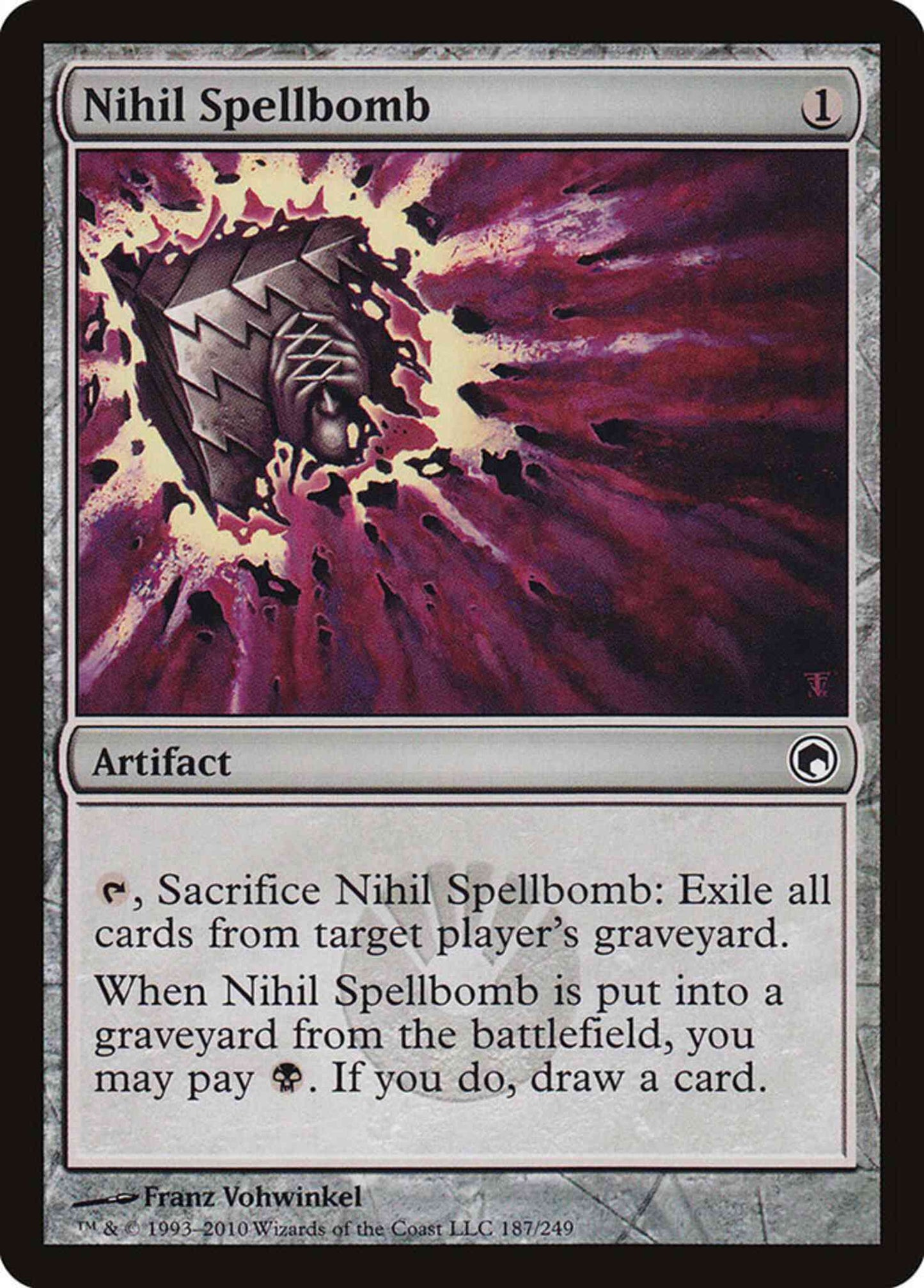 Nihil Spellbomb [187] [Scars Of Mirrodin] [Non-Foil]