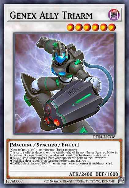 Genex Ally Triarm - DT04-EN038 - Duel Terminal Ultra Parallel Rare - Duel Terminal