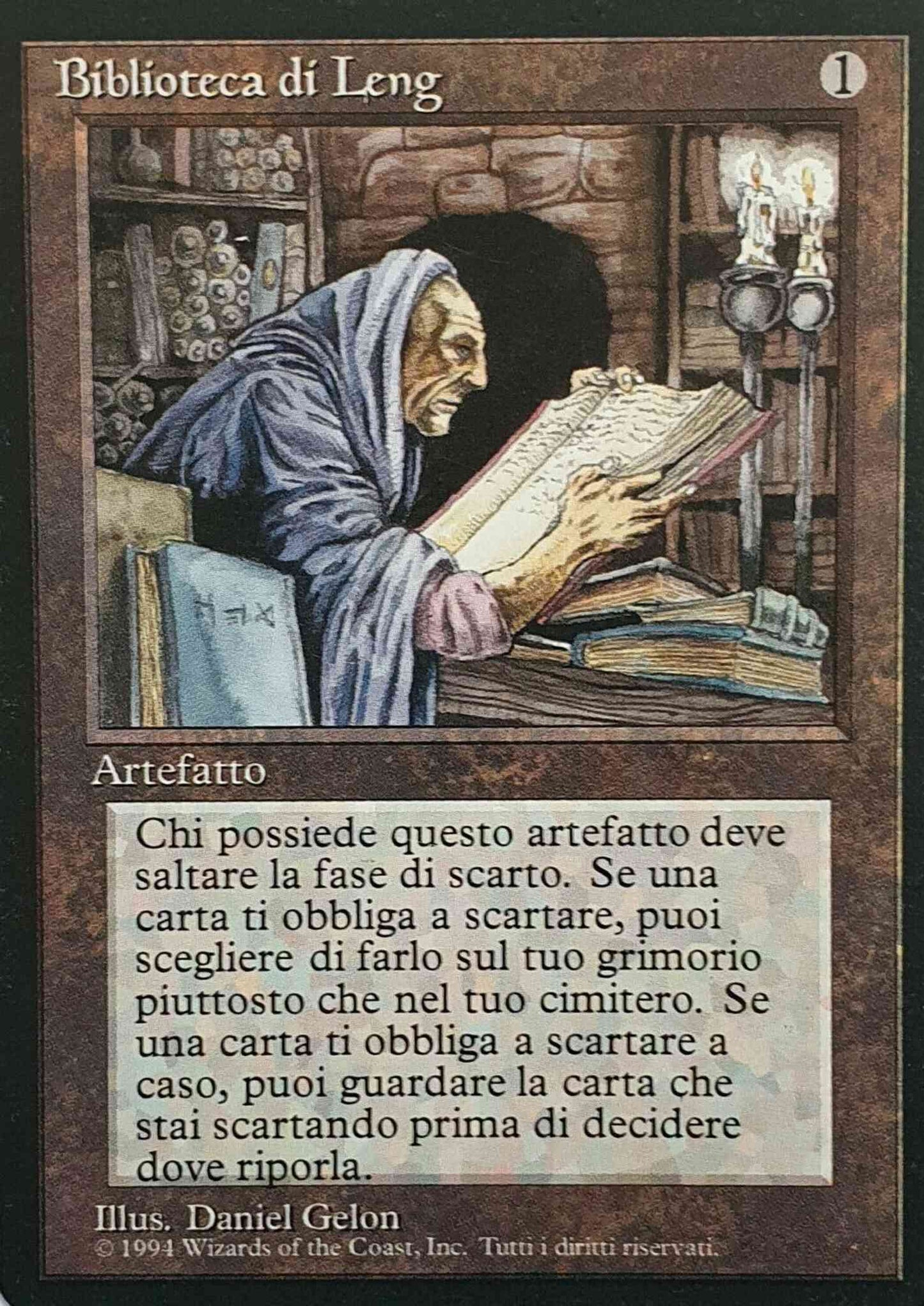 Library of Leng - Italian [261] [Foreign Black Border: Italian] [Non-Foil]
