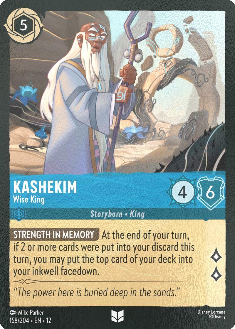 Kashekim - Wise King - 158/204 [Wilds Unknown] [Cold Foil]