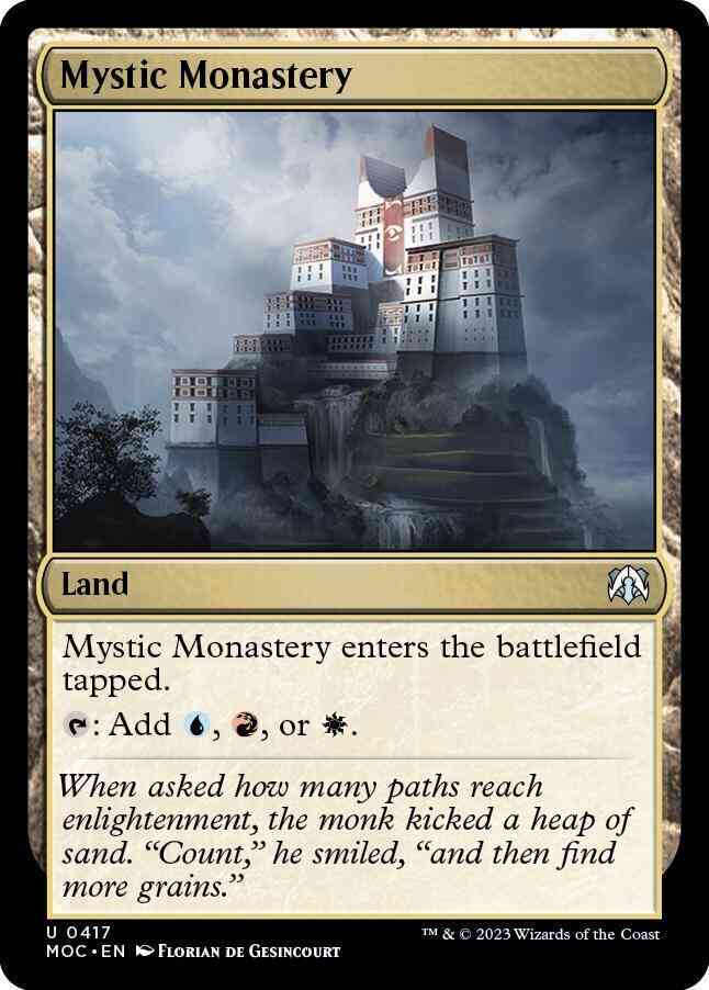 Mystic Monastery [417] [March of the Machine: Commander] [Non-Foil]