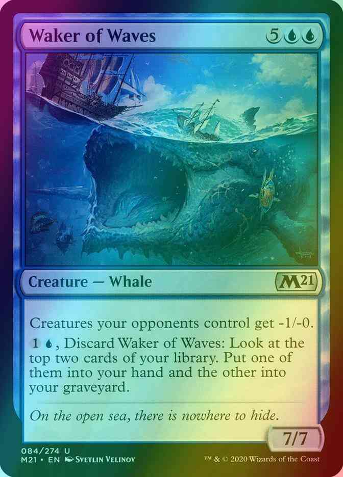 Waker of Waves [84] [Core Set 2021] [Foil]