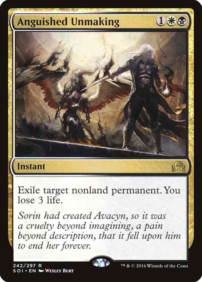 Anguished Unmaking [242] [Shadows over Innistrad] [Non-Foil]