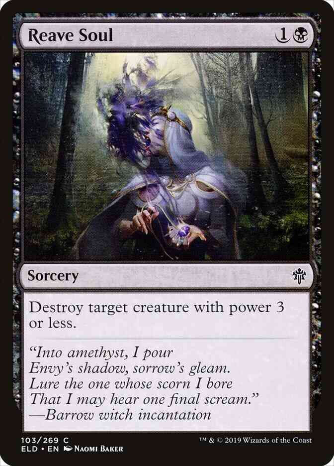 Reave Soul [103] [Throne of Eldraine] [Non-Foil]
