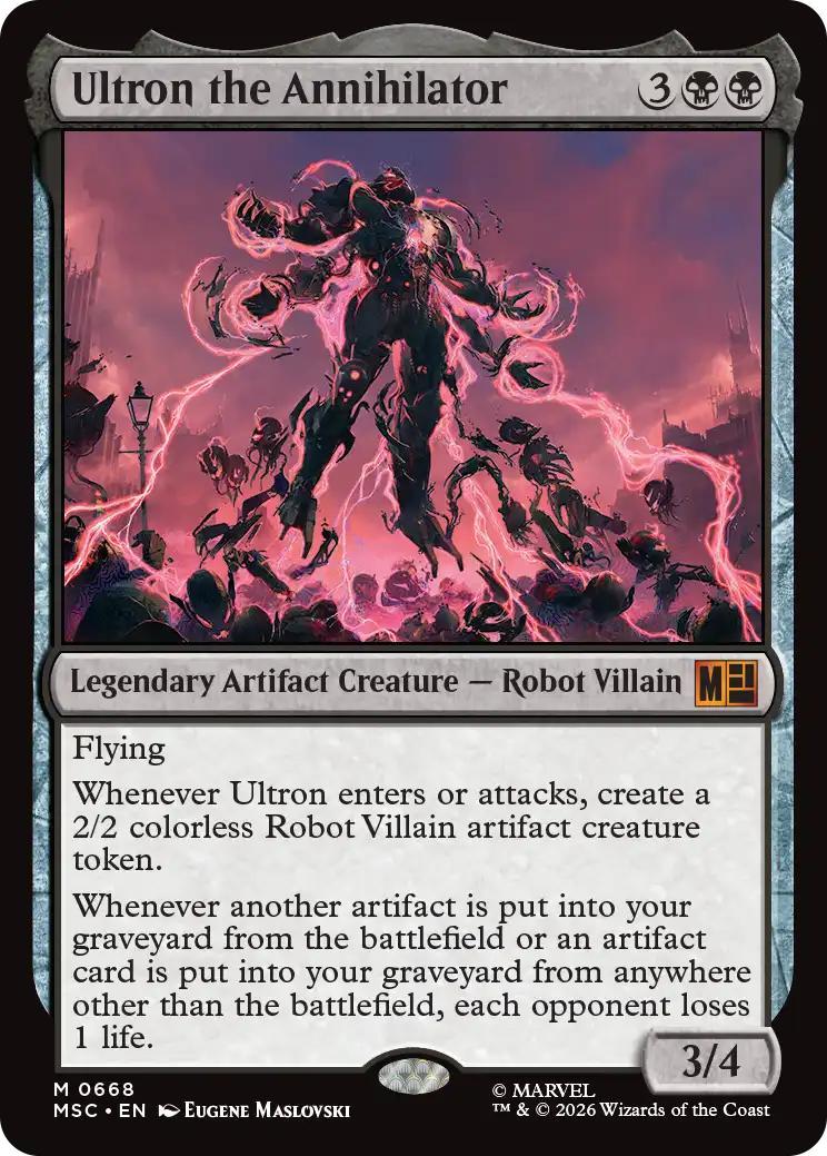 Ultron the Annihilator [668] [Jumpstart] [Marvel Super Heroes: Commander] [Non-Foil]