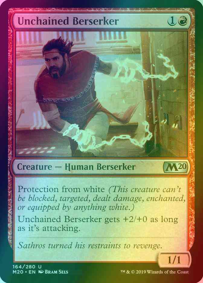 Unchained Berserker [164] [Core Set 2020] [Foil]
