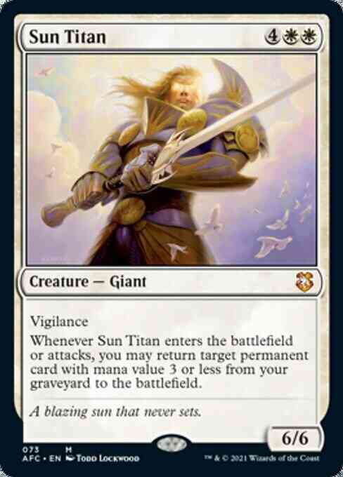 Sun Titan [73] [Adventures in the Forgotten Realms Commander] [Non-Foil]