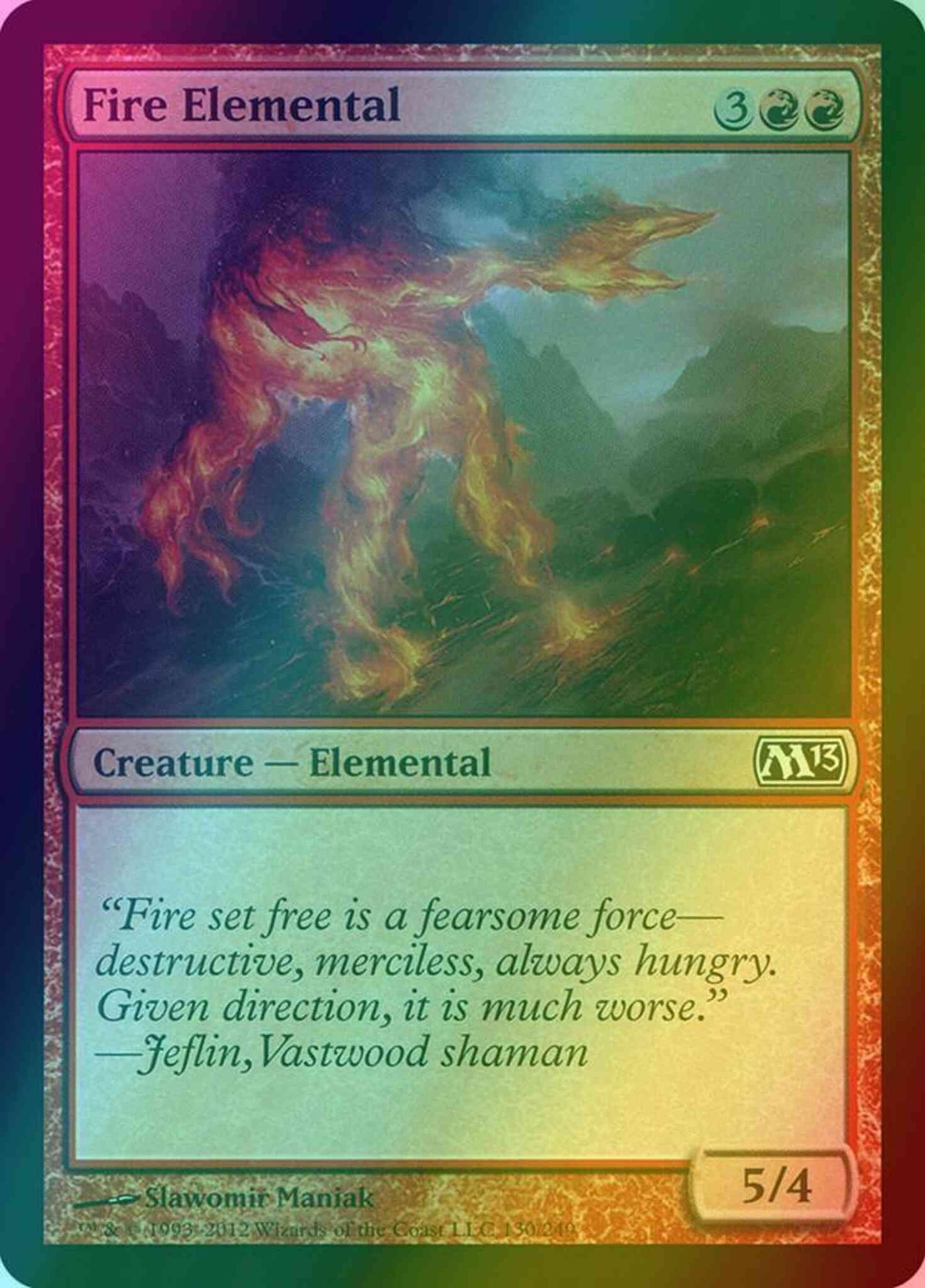 Fire Elemental [130] [Magic 2013] [Foil]