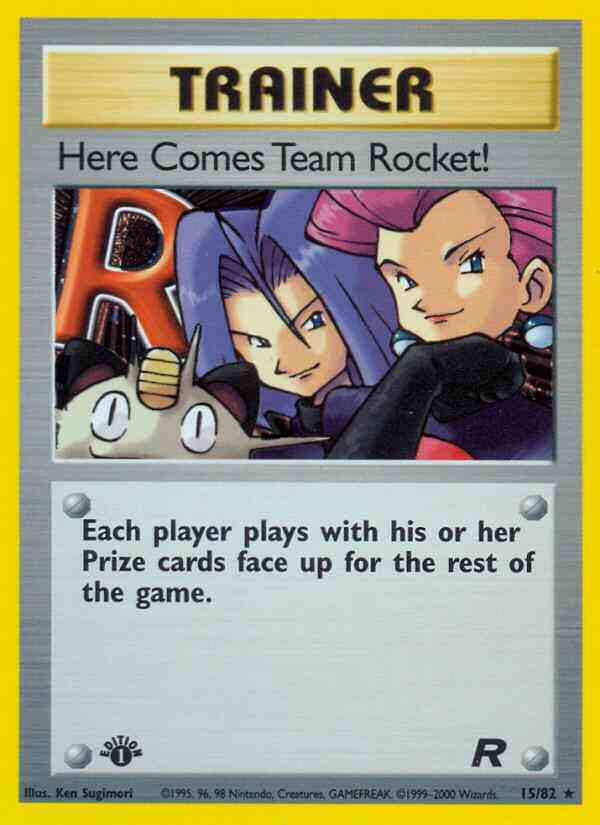 Here Comes Team Rocket! - 15/82 - Rare - 1st Edition [base5-15] [Holo]