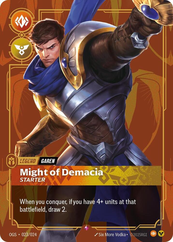 Might of Demacia - Starter (Garen) - 023/024 [Origins: Proving Grounds] [Non-Foil]