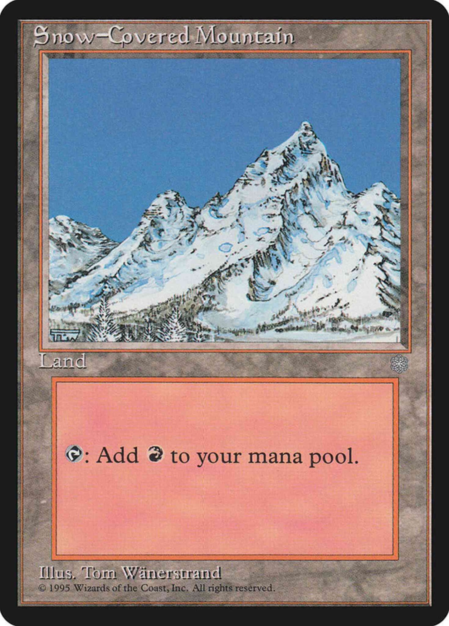 Snow-Covered Mountain [379] [Ice Age] [Non-Foil]