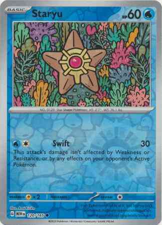 Staryu - 120/165 - Common [sv035-120] [Reverse Holo]