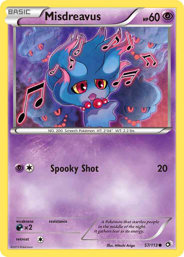 Misdreavus - 57/113 - Common [bw11-57] [Non-Holo]