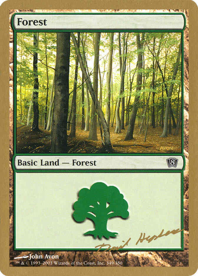 Forest [dh349] [Dave Humpherys] [349] [World Championship Decks 2003] [Non-Foil]