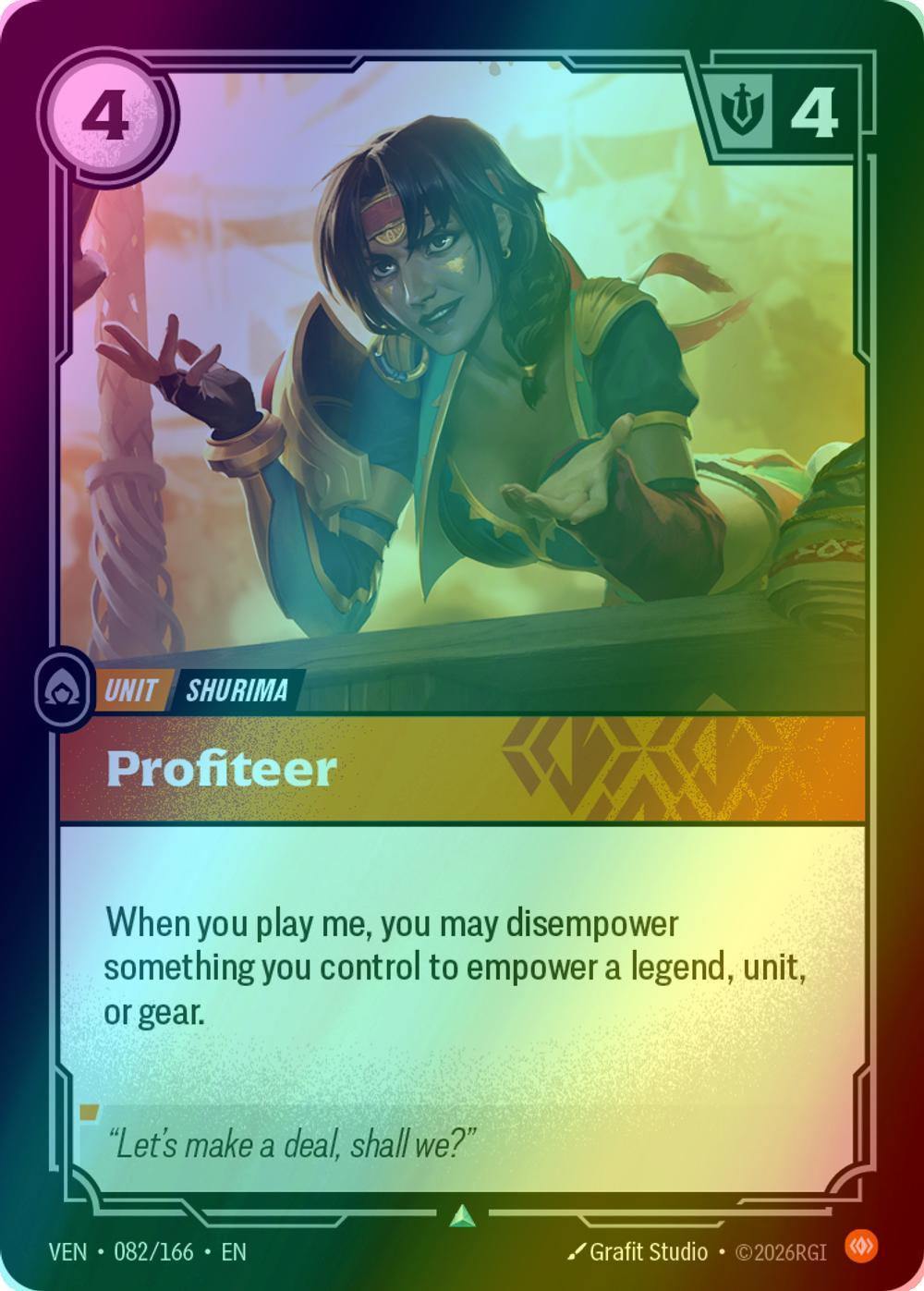 Profiteer - 082/166 [Vendetta] [Foil]