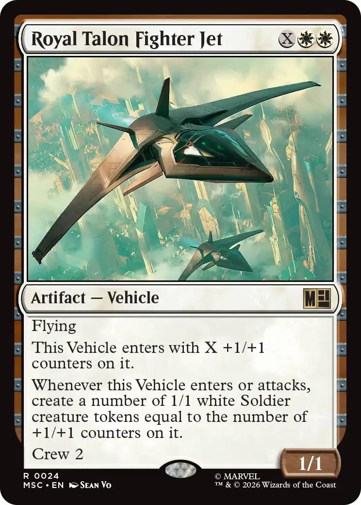 Royal Talon Fighter Jet [24] [Marvel Super Heroes: Commander] [Non-Foil]